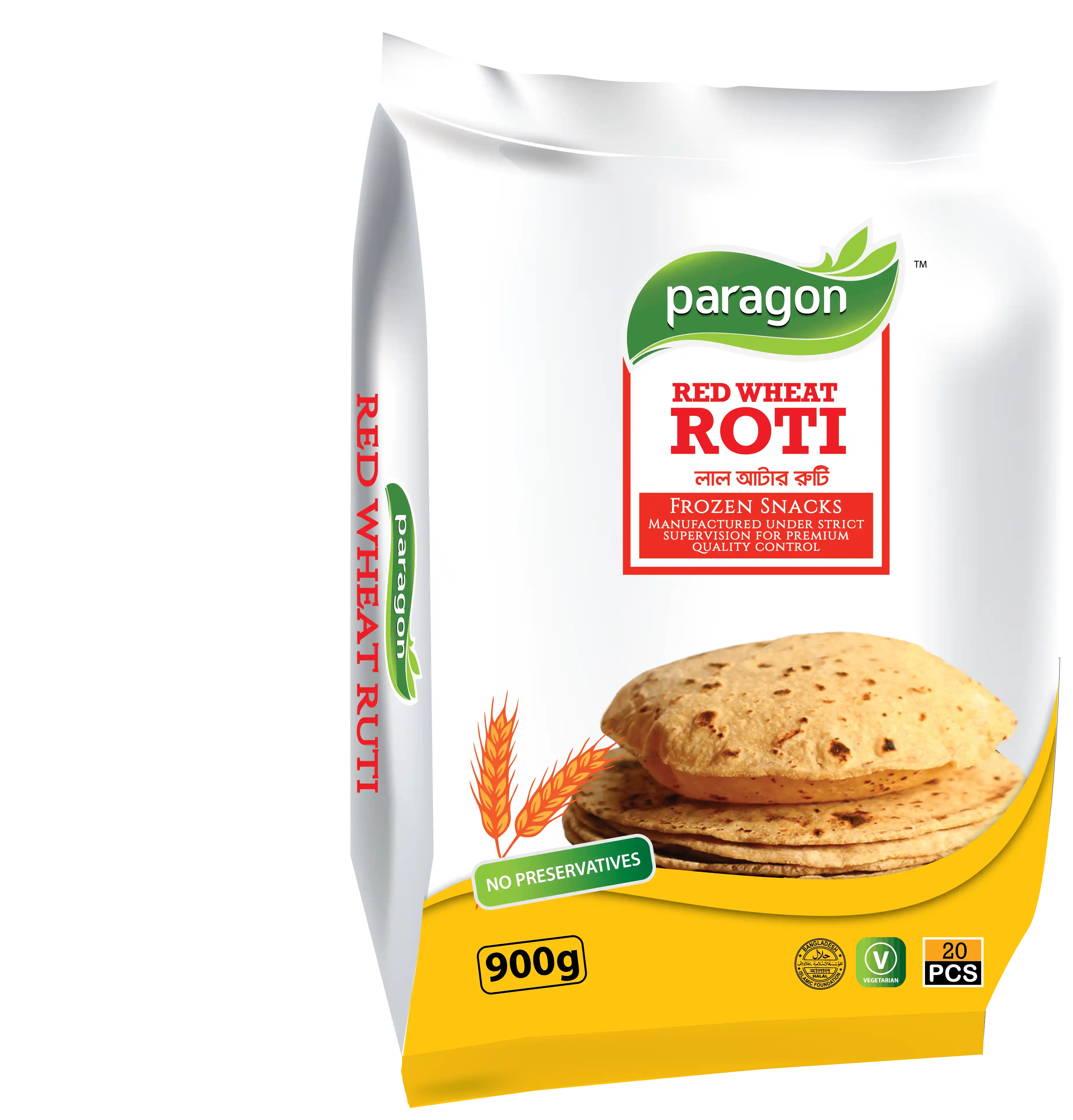 Paragon Red Wheat Roti 20 Pcs 900gm