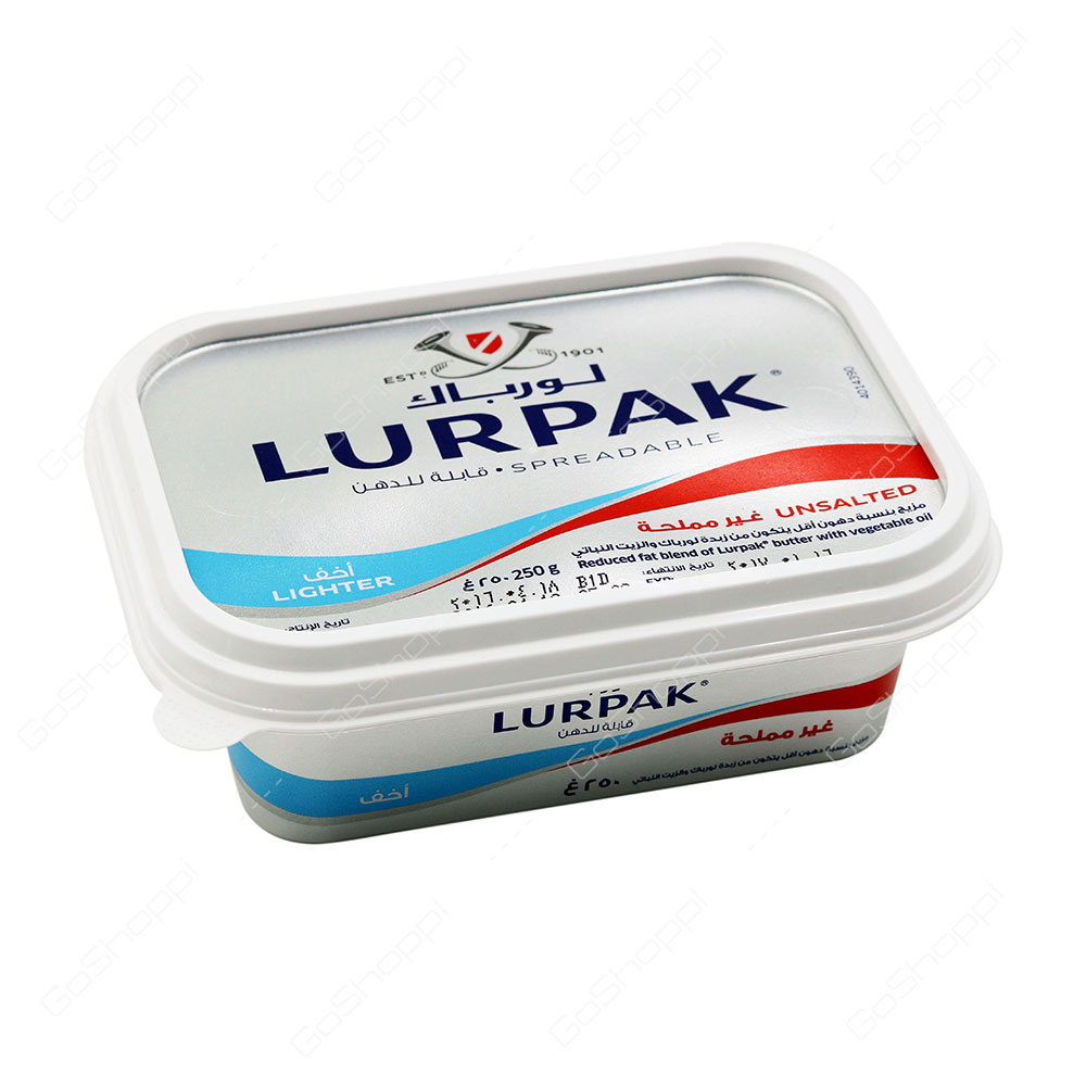 Lurpak Lighter Unsalted 250 Gm