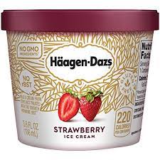 Hazen Daze Ice Cream Strawberry 473gm