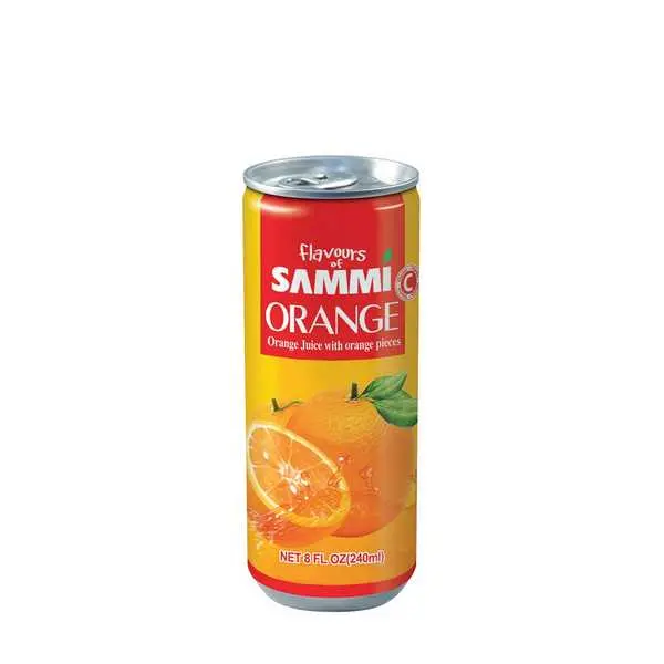 Sammi Orange Juice Can 240ml