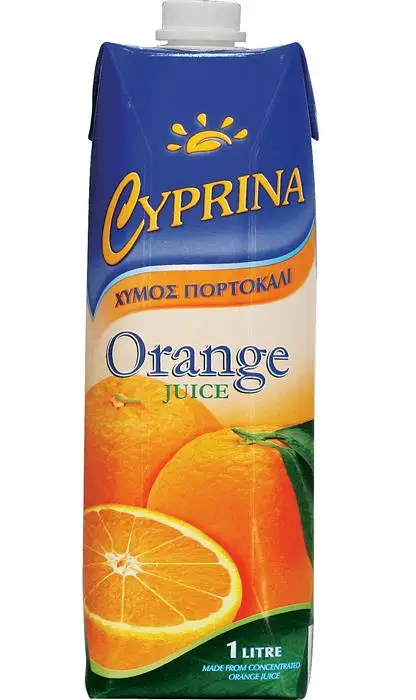 Cyprina Orange Juice With Vita 1000ml