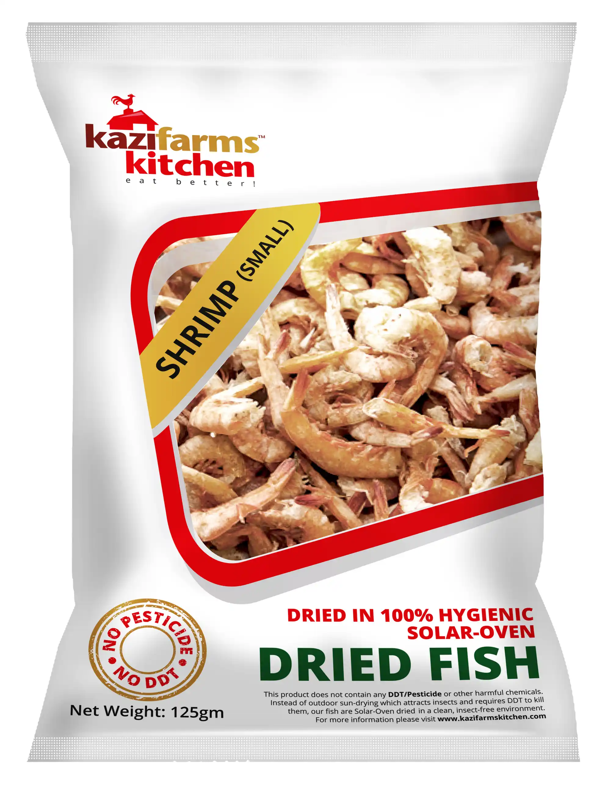 Kazi Farms Dried Fish (shrimp Small) 125gm Packet