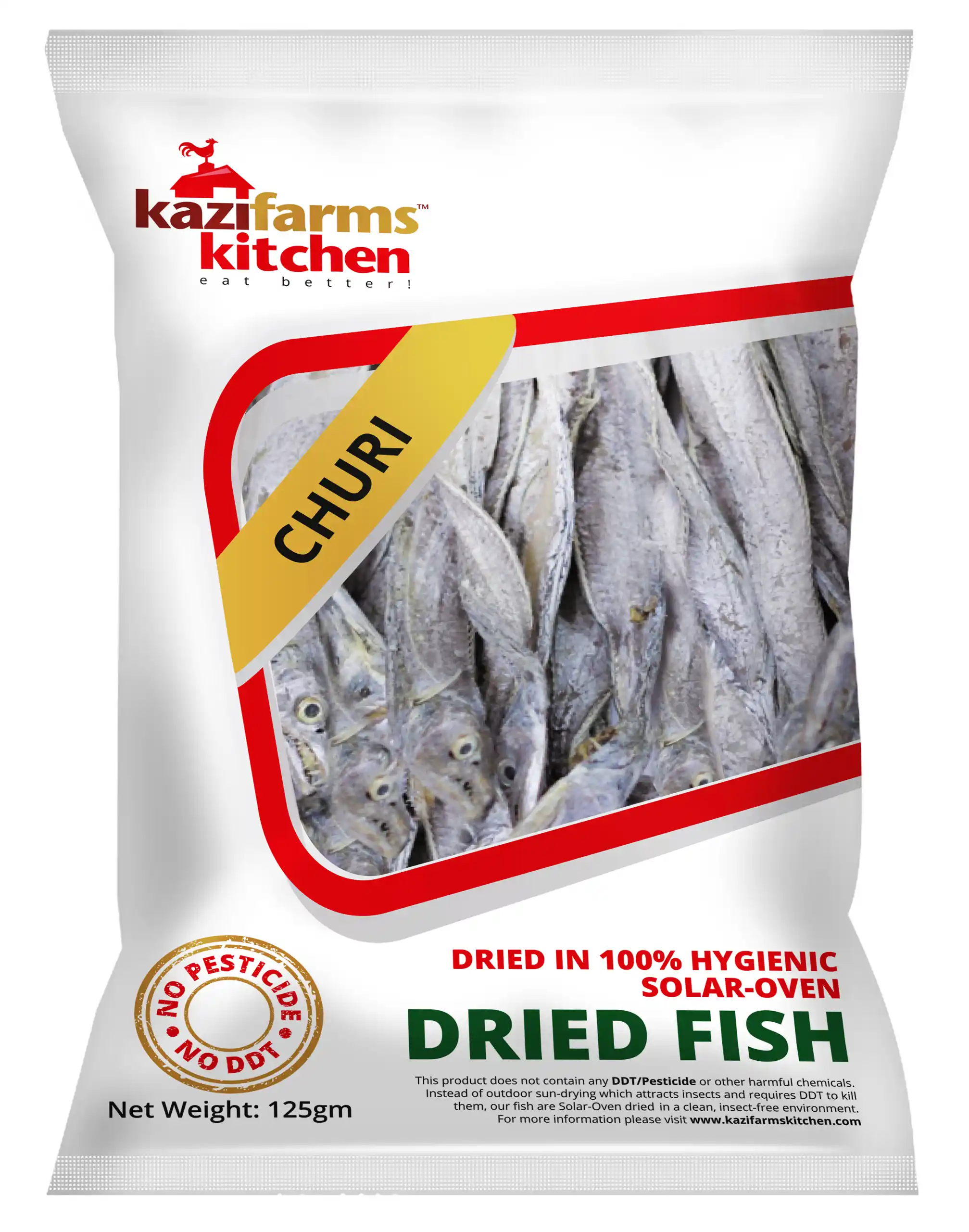 Kazi Farms Dried Fish (churi) 125gm Packet