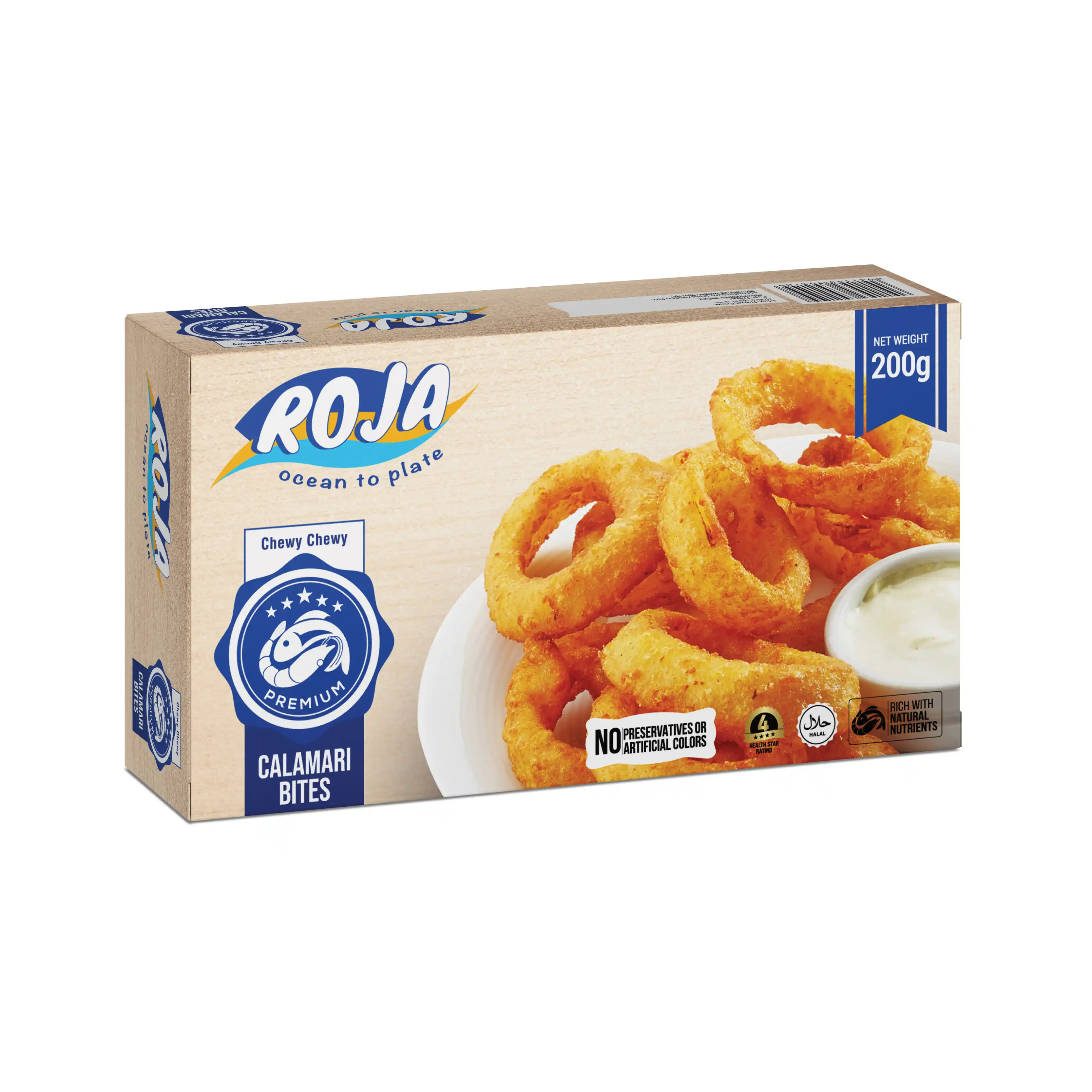 Roja Fish Calamari Bites-chewy Chewy 200gm