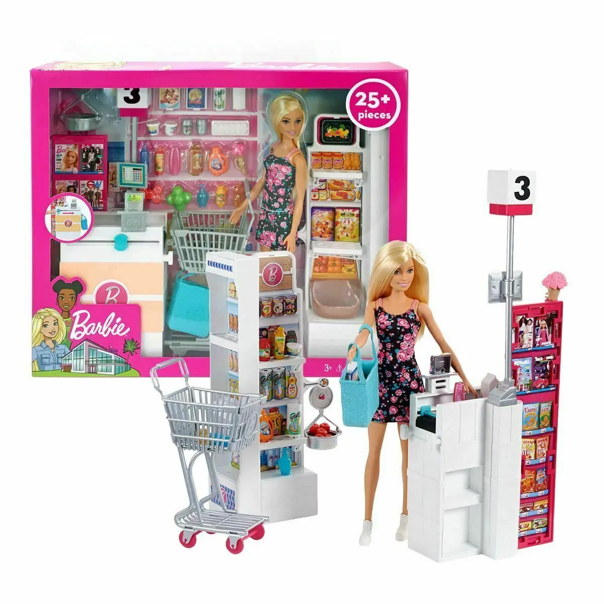 Barbie Frp01 Super Market Set