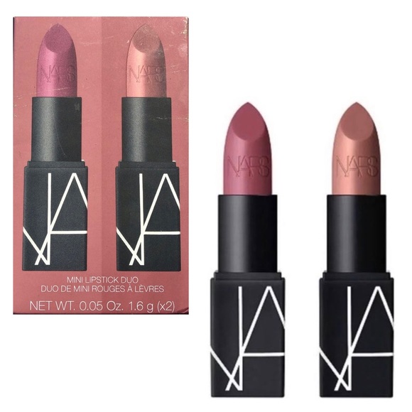 Nars Mini Lipstick Duo Set Lovin Lips & Rosecliff 