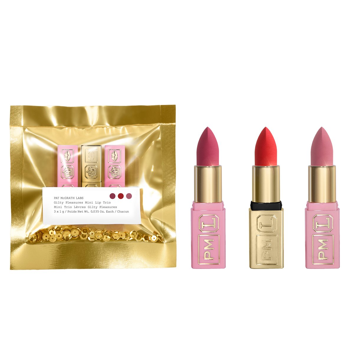 Pat Mcgrath Labs Gilty Pleasures Mini Lip Trio 