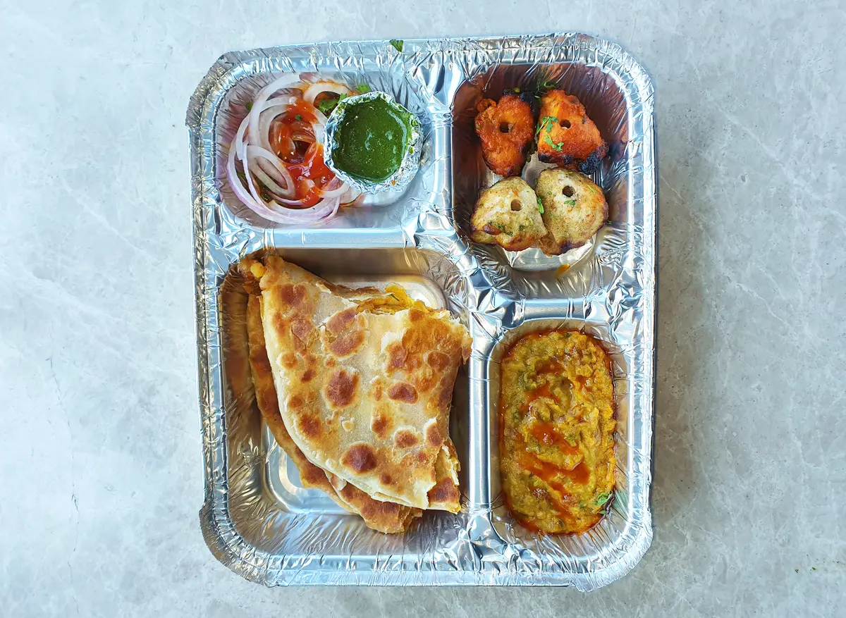 Quick Meal Alu Paratha Box