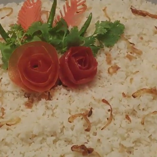 Plain Pulao For One Person