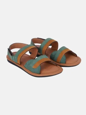 Brown Suede Leather Sandal
