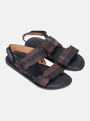 Black Leather Sandal