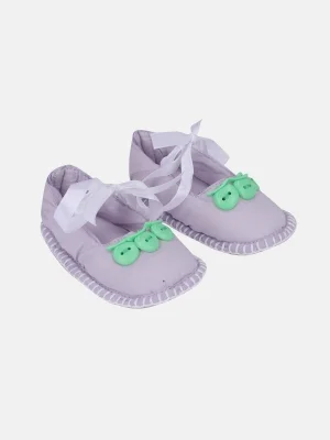 Purple Cotton Shoe