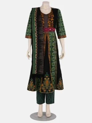 Green Cotton Shalwar Kameez (ar)