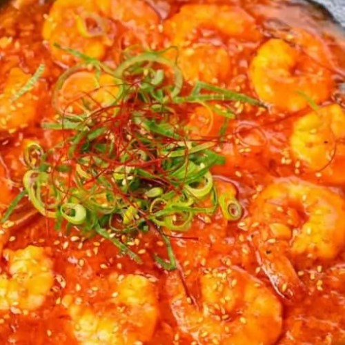 Ebi Chili (shrimp In Chili Sauce) Bento