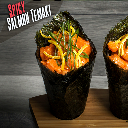 Spicy Salmon Temaki