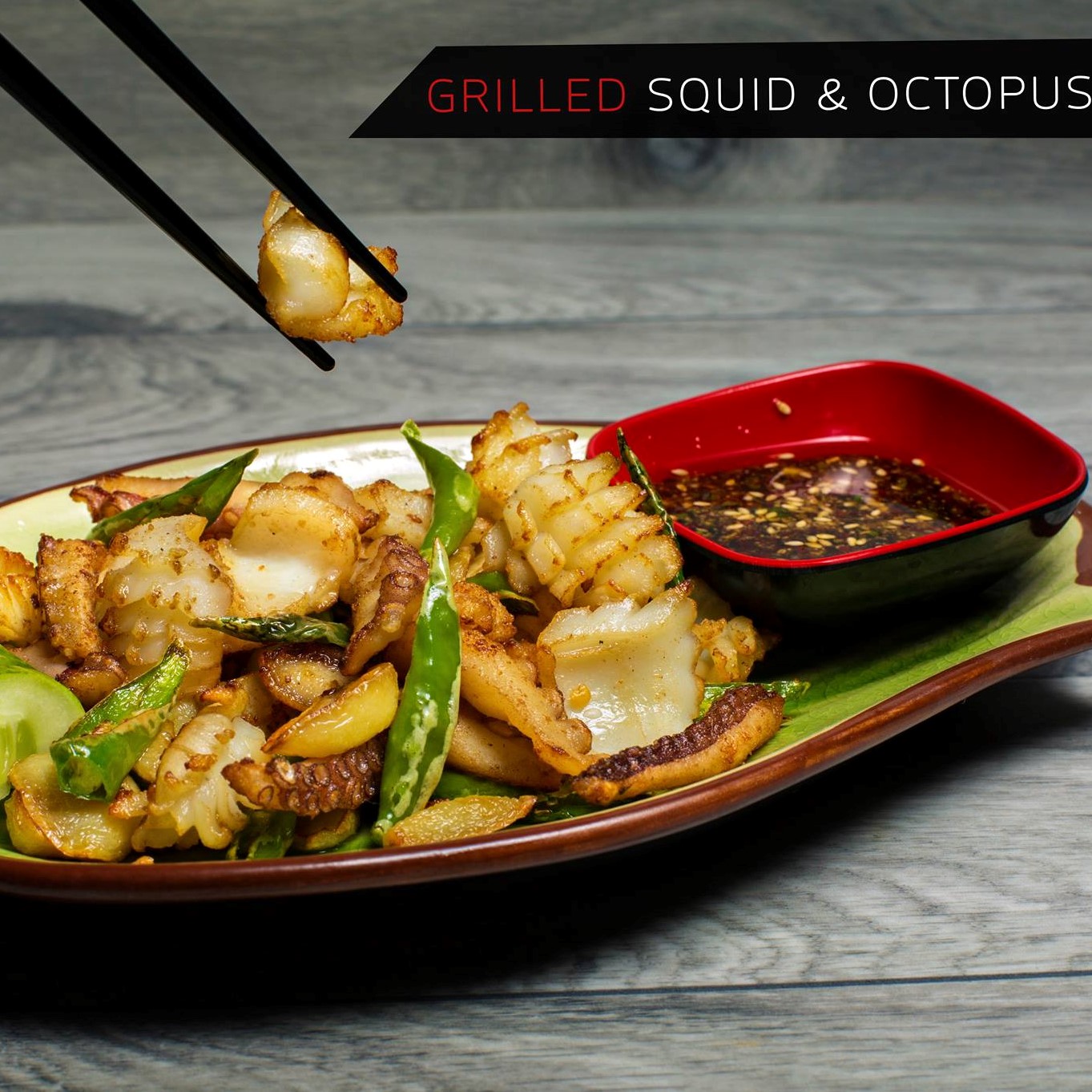 Grilled Octopus And Squid