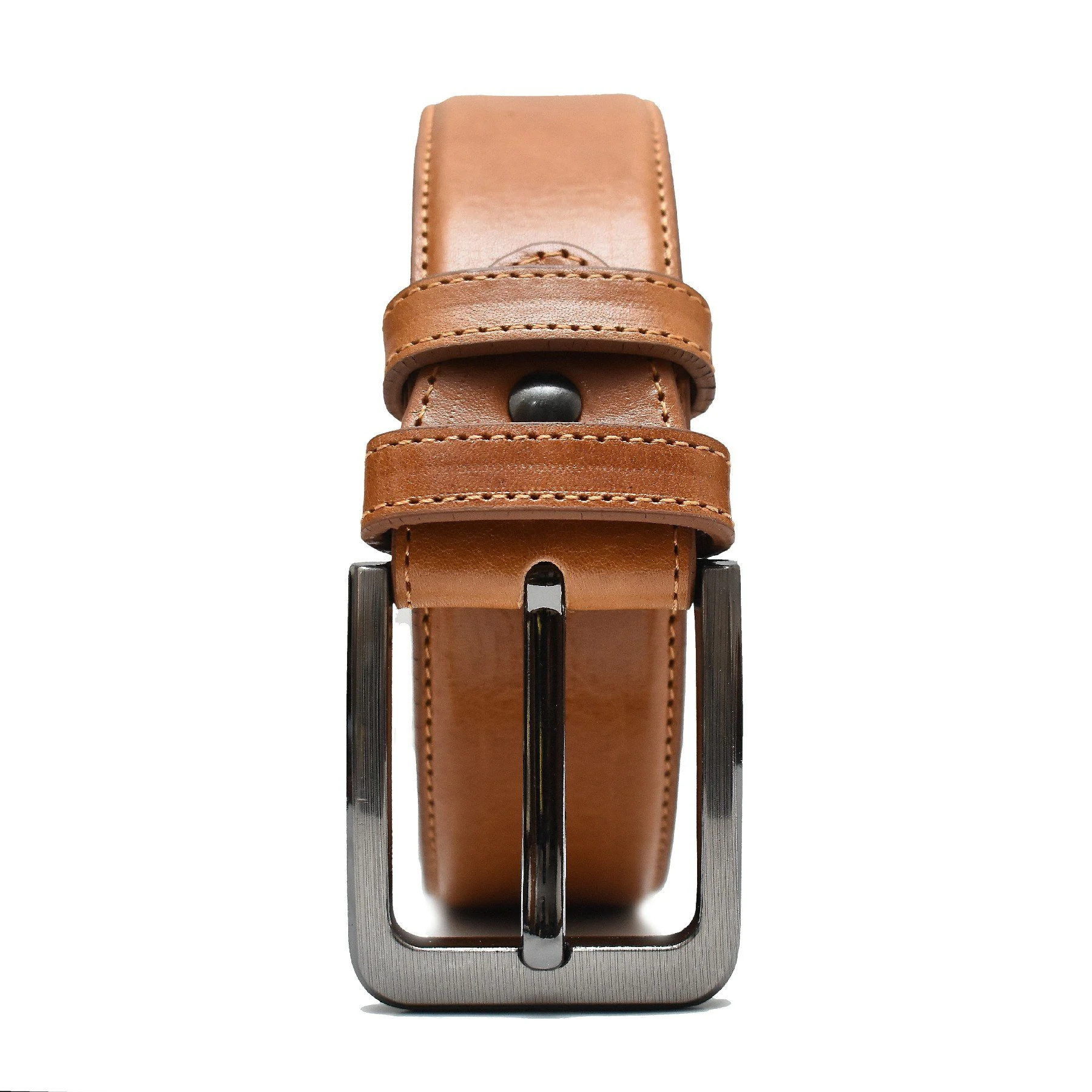 Premium Oil Pull Up Leather Belt For Men (brown)