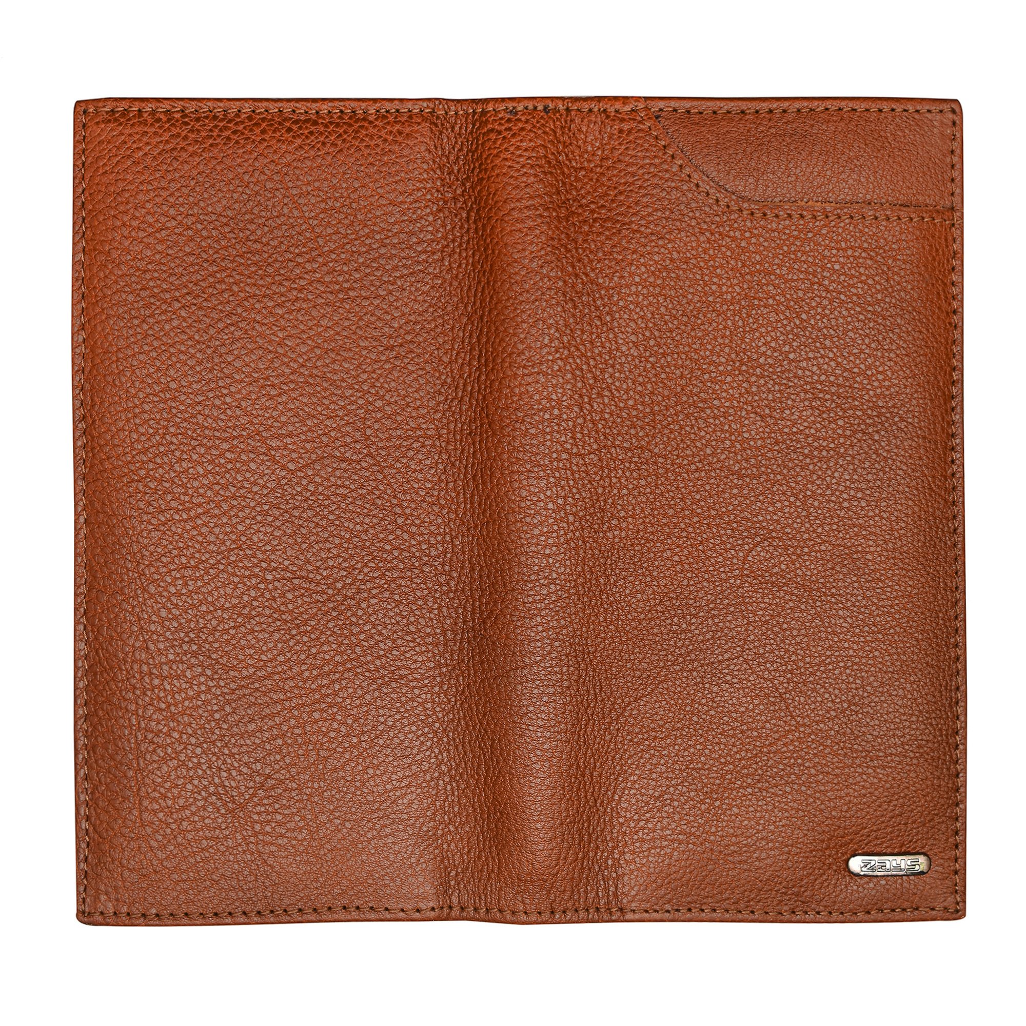 Heavy Grain Leather Long Wallet For Men