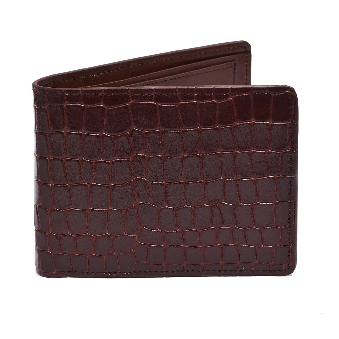 Crocodile Embossed Premium Leather Wallet