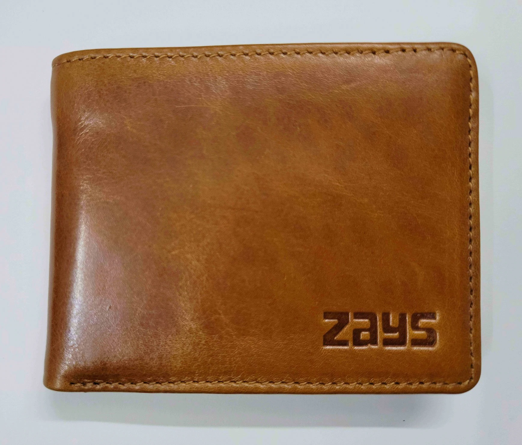 Premium Oil Pull Up Leather Short Wallet For Men