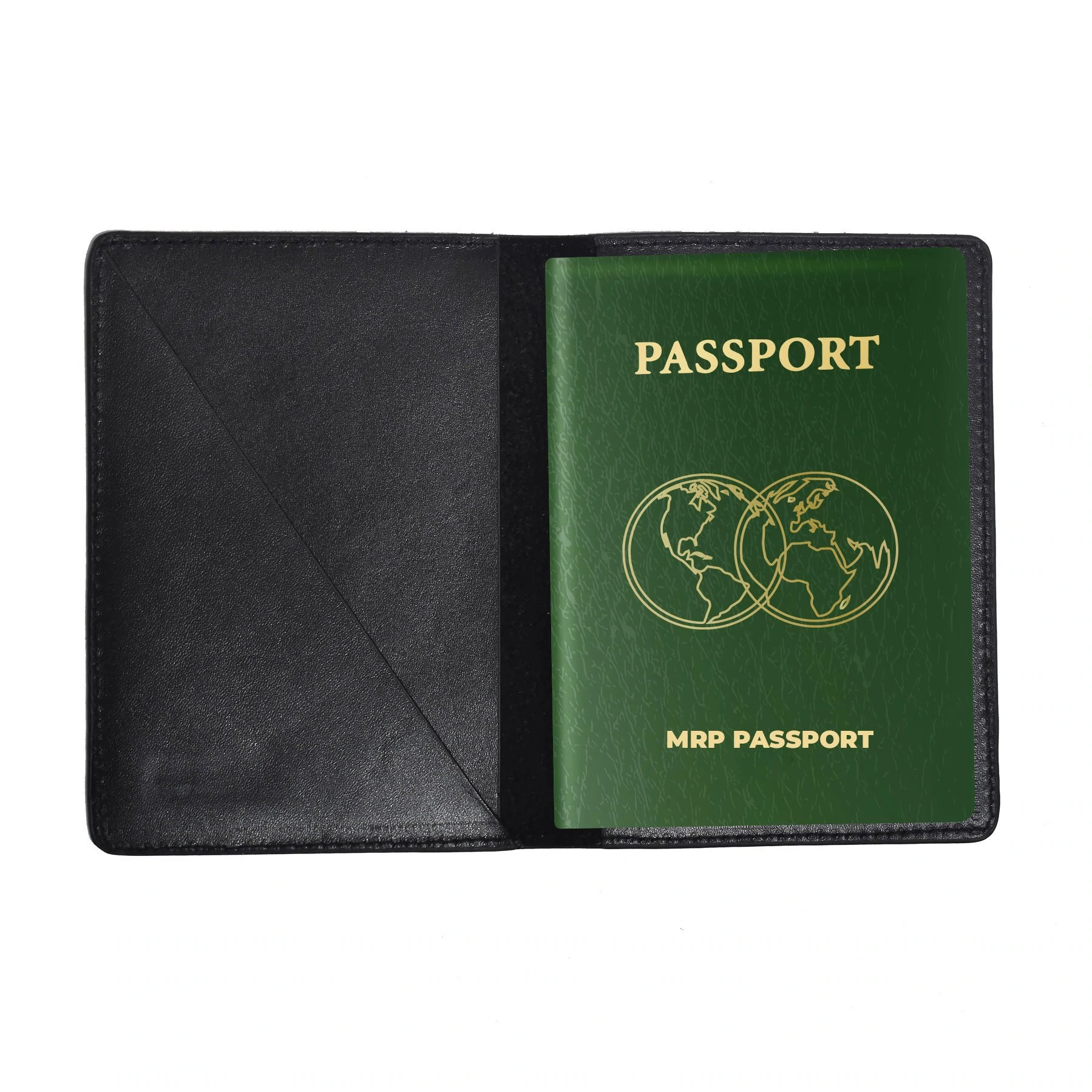 Leather Passport Cover Holder For Mrp Passport