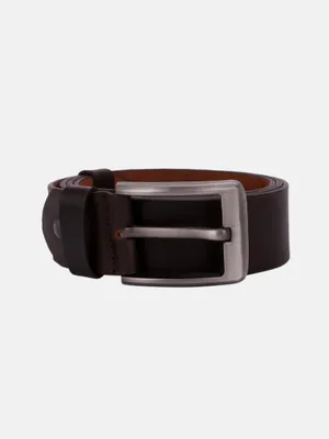 Chocolate Leather Belt