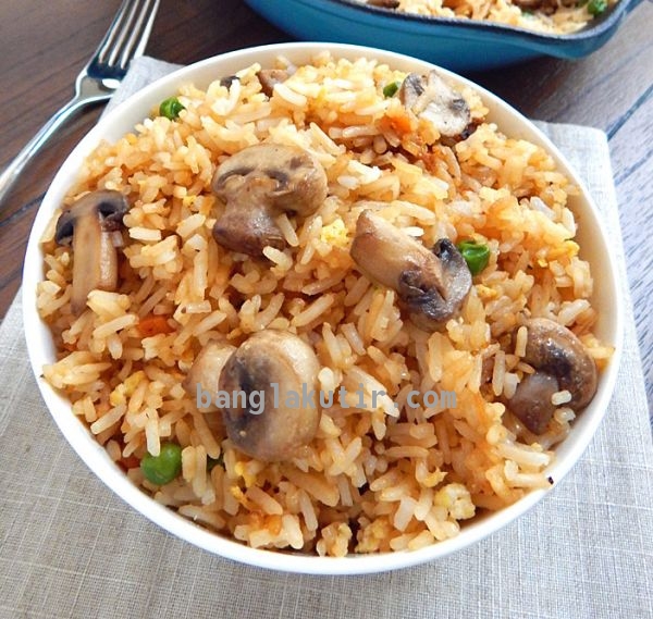 Mushroom Fried Rice