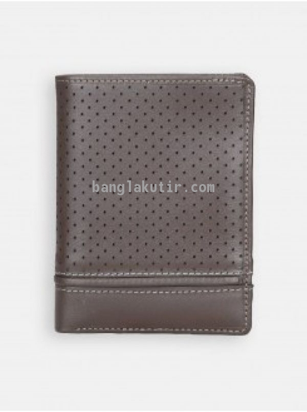 Brown Leather Wallet With Holders 