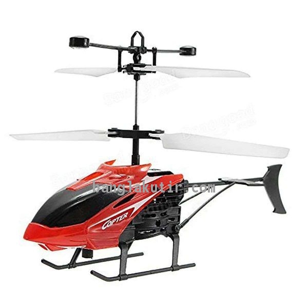 Infrared Hand Sensor Helicopter Red Color