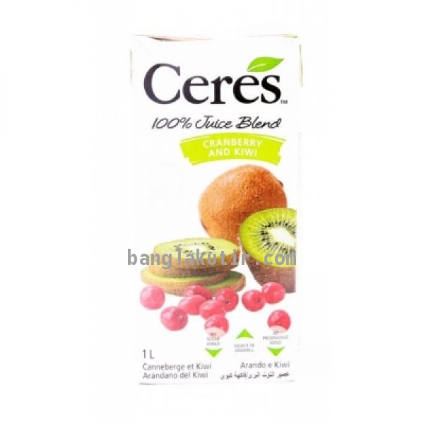 Ceres Cranberry And Kiwi Juice 1ltr